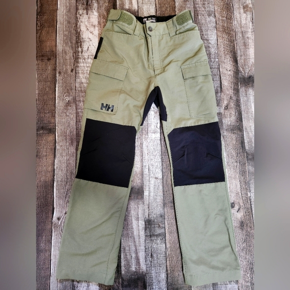 Helly Hansen Other - Helly Hansen Marka Hiking Trouser Pants Green Black Boys 152/12